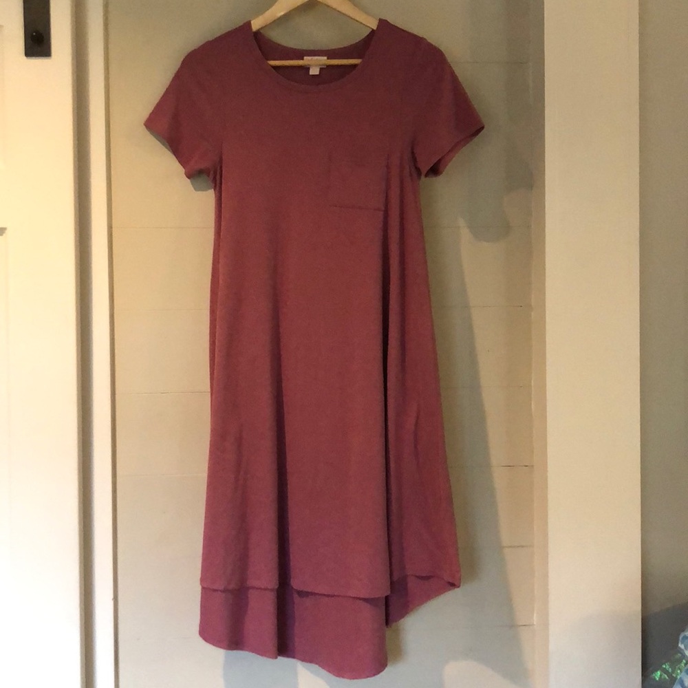 Lularoe Carly XXS Mauve Leggings Material